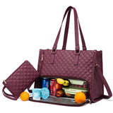 Bolsa para Laptop Lonchera Térmica y Ejecutiva para Mujer - Elegante e Impermeable