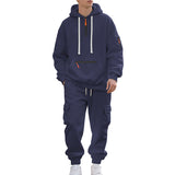 Conjunto Deportivo con Sudadera para Hombre - Forro Polar Cierre y Bolsillos