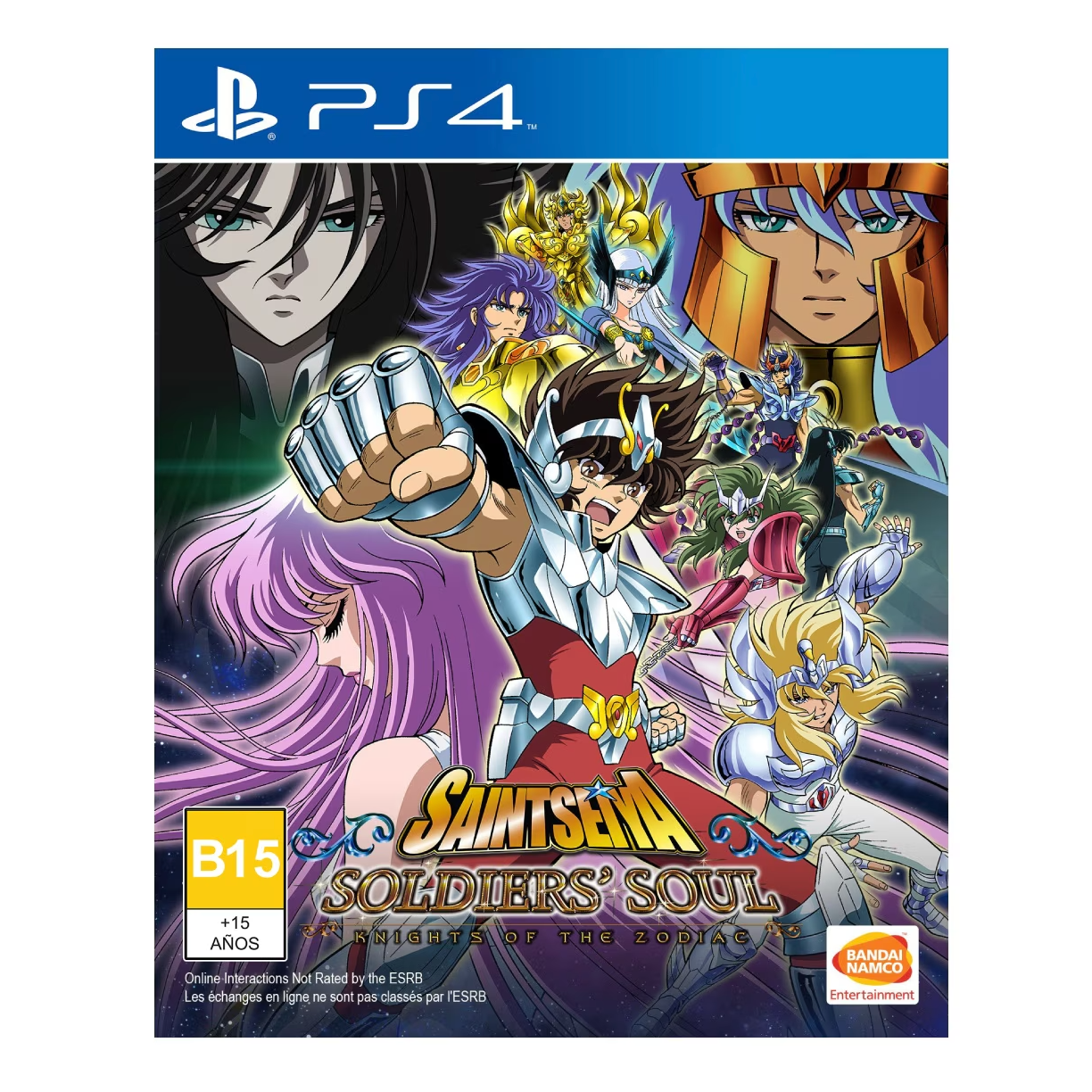 Saint Seiya: Soldiers' Soul — Caballeros del Zodiaco PS4 Juego Físico (Nuevo)