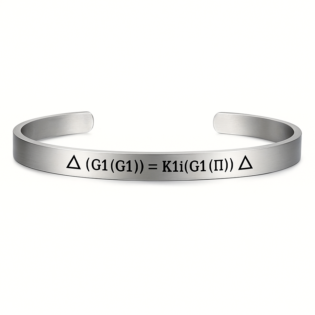 Pulsera Cuántica Grabovoi Acero Inoxidable con Consagración Energética | Manifestación y Abundancia