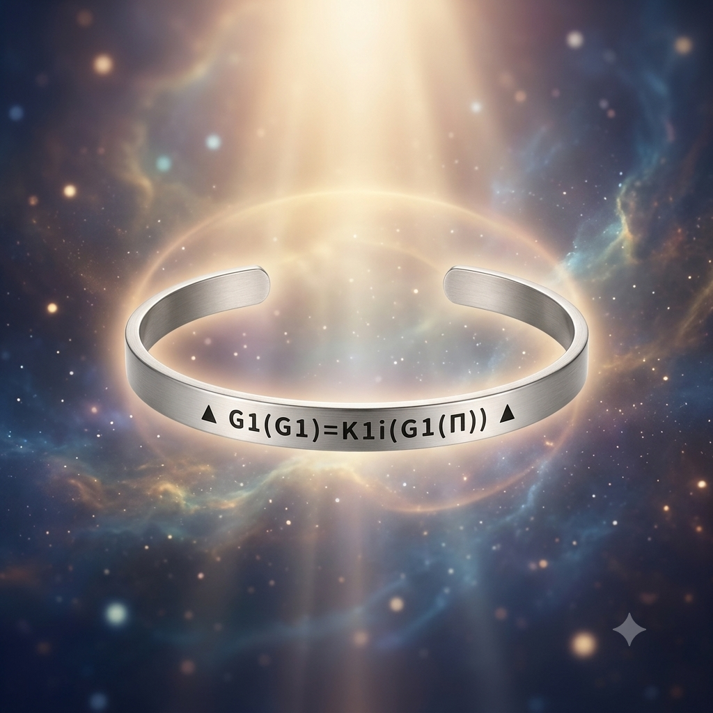 Pulsera Grabovoi G1(G1)=K1i(G1(Π)) | Acero Inoxidable Grabado
