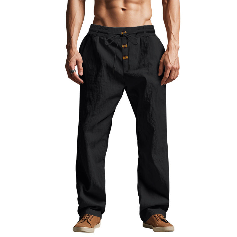 Pantalón de Playa para Hombre - Suelto Transpirable Deportivo Verano Talla Plus