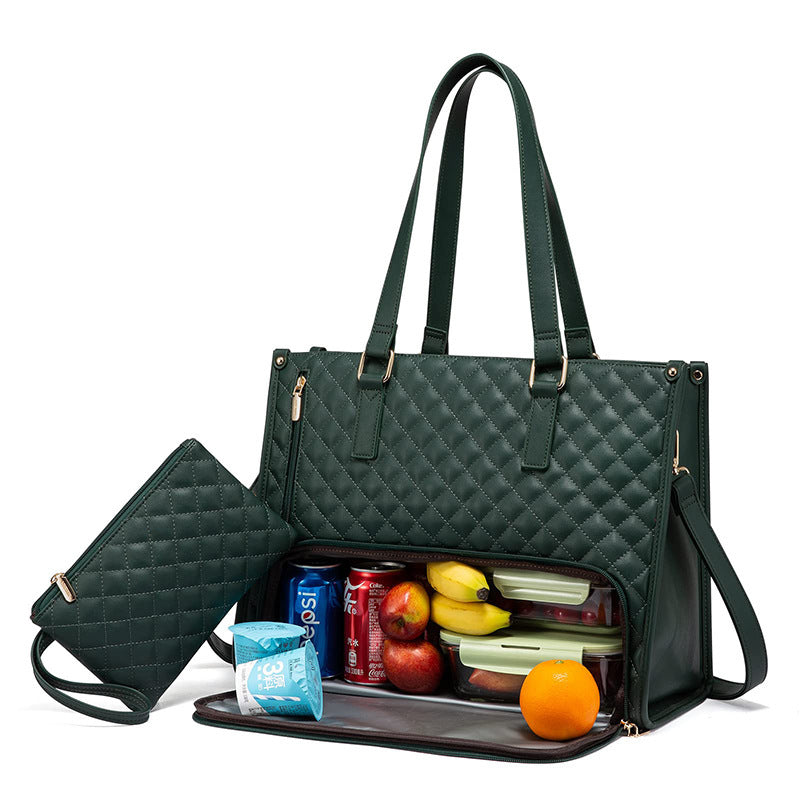 Bolsa para Laptop Lonchera Térmica y Ejecutiva para Mujer - Elegante e Impermeable