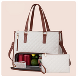 Bolsa para Laptop Lonchera Térmica y Ejecutiva para Mujer - Elegante e Impermeable