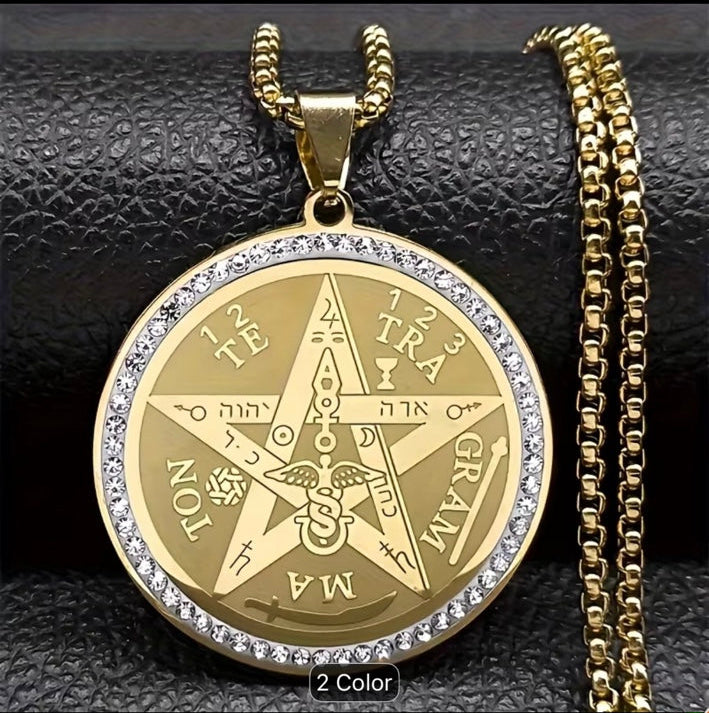 Medalla Tetragrammaton dorada